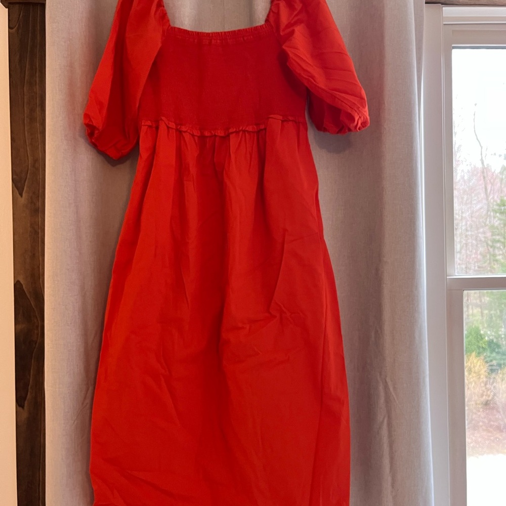Free Assembly Smocked Maxi